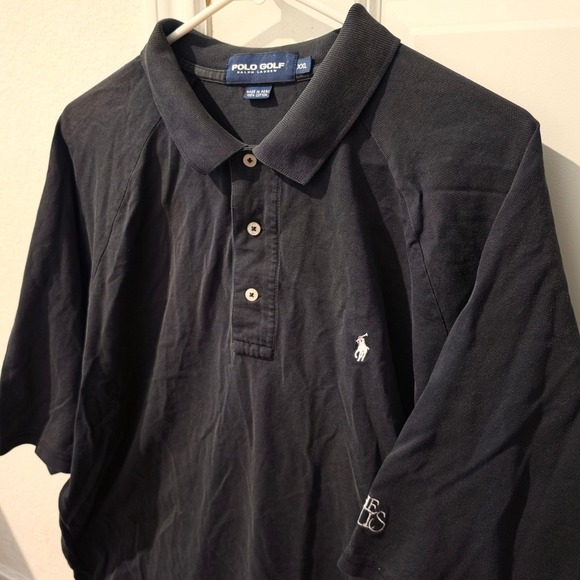 Polo Golf Ralph Lauren Other - Polo Golf Ralph Lauren Mens XXL Black Pima Cotton Polo Shirt The Hills Logo